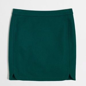 J. Crew Factory Wool Miniskirt